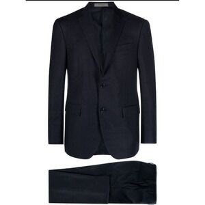 Gorgeous Corneliani Single Breasted virgin-wool suit. Dark Blue. NWT $1695 54LD7